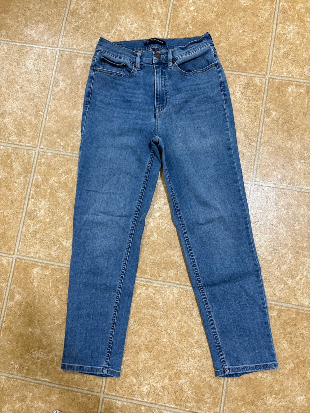 Calvin Klein Jeans High-Rise Blue Slim Straight Jeans